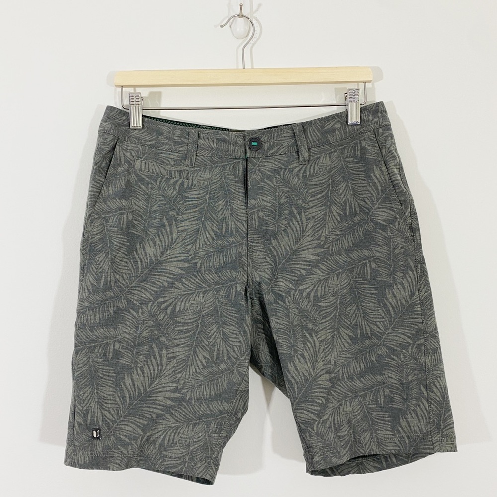 Linksoul 30 Mens Hawaiian Palm Leaf Performance Shorts Golf‎ Casual